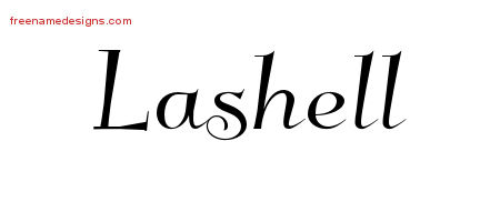 Elegant Name Tattoo Designs Lashell Free Graphic