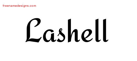 Calligraphic Stylish Name Tattoo Designs Lashell Download Free