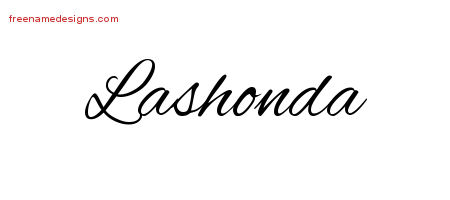 Cursive Name Tattoo Designs Lashonda Download Free