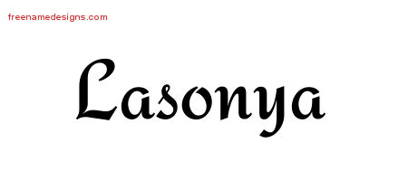 Calligraphic Stylish Name Tattoo Designs Lasonya Download Free