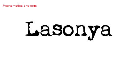 Vintage Writer Name Tattoo Designs Lasonya Free Lettering