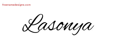 Cursive Name Tattoo Designs Lasonya Download Free
