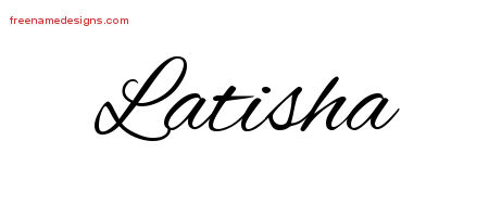 Cursive Name Tattoo Designs Latisha Download Free