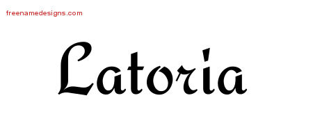 Calligraphic Stylish Name Tattoo Designs Latoria Download Free