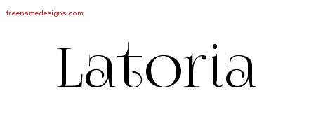 Vintage Name Tattoo Designs Latoria Free Download