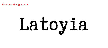 Typewriter Name Tattoo Designs Latoyia Free Download