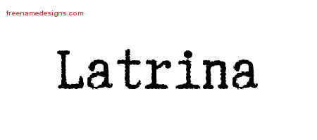 Typewriter Name Tattoo Designs Latrina Free Download