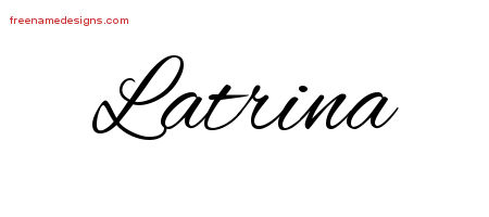 Cursive Name Tattoo Designs Latrina Download Free