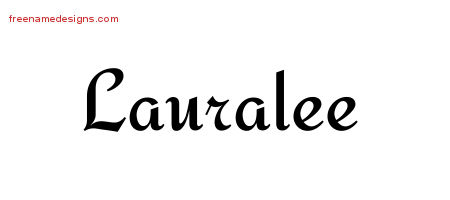 Calligraphic Stylish Name Tattoo Designs Lauralee Download Free