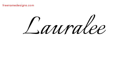 Calligraphic Name Tattoo Designs Lauralee Download Free