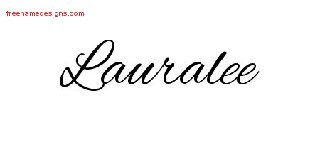 Cursive Name Tattoo Designs Lauralee Download Free