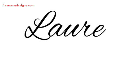 Cursive Name Tattoo Designs Laure Download Free