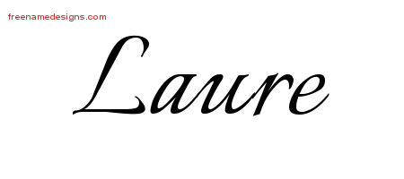 Calligraphic Name Tattoo Designs Laure Download Free