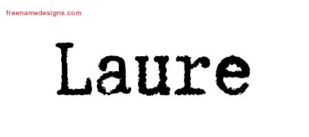 Typewriter Name Tattoo Designs Laure Free Download