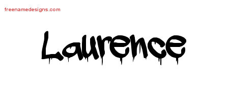 Graffiti Name Tattoo Designs Laurence Free Lettering