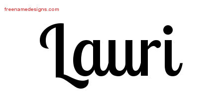 Handwritten Name Tattoo Designs Lauri Free Download