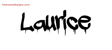 Graffiti Name Tattoo Designs Laurice Free Lettering