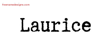 Typewriter Name Tattoo Designs Laurice Free Download