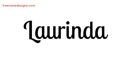 Handwritten Name Tattoo Designs Laurinda Free Download