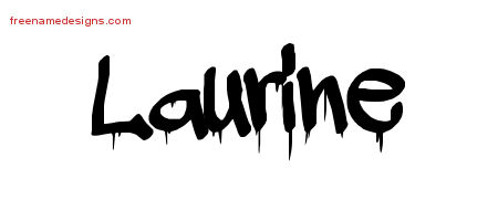 Graffiti Name Tattoo Designs Laurine Free Lettering