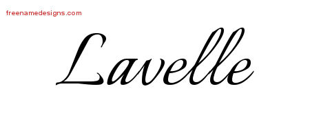 Calligraphic Name Tattoo Designs Lavelle Download Free