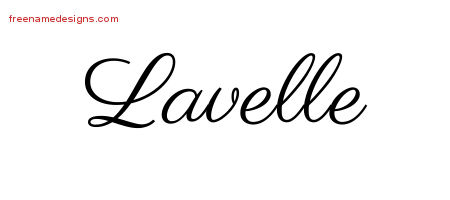 Classic Name Tattoo Designs Lavelle Graphic Download