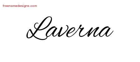Cursive Name Tattoo Designs Laverna Download Free