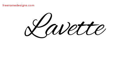 Cursive Name Tattoo Designs Lavette Download Free