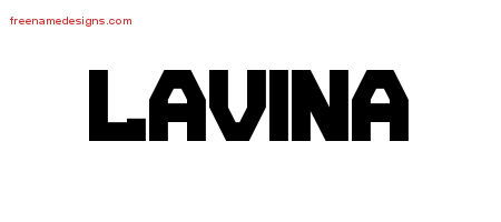 Titling Name Tattoo Designs Lavina Free Printout