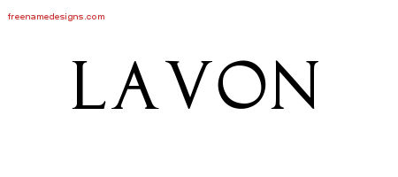 Regal Victorian Name Tattoo Designs Lavon Graphic Download Regal Victorian Name Tattoo Designs Lavon Graphic Download
