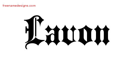 Old English Name Tattoo Designs Lavon Free Old English Name Tattoo Designs Lavon Free