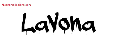 Graffiti Name Tattoo Designs Lavona Free Lettering
