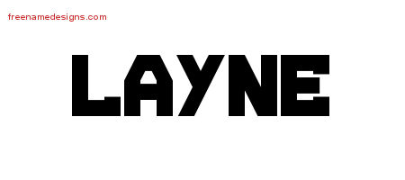 Titling Name Tattoo Designs Layne Free Printout