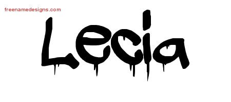 Graffiti Name Tattoo Designs Lecia Free Lettering