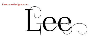 Decorated Name Tattoo Designs Lee Free Decorated Name Tattoo Designs Lee Free