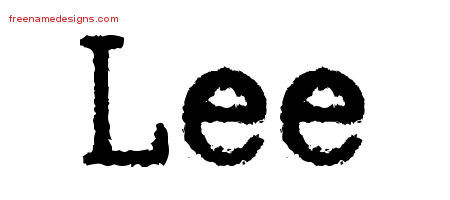 Typewriter Name Tattoo Designs Lee Free Download