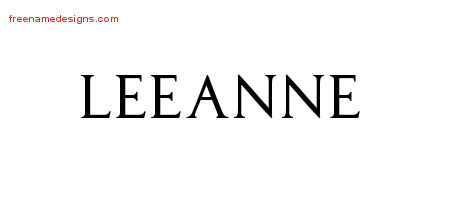 Regal Victorian Name Tattoo Designs Leeanne Graphic Download