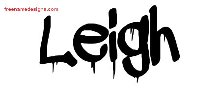 Graffiti Name Tattoo Designs Leigh Free