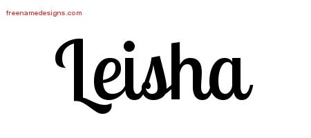 Handwritten Name Tattoo Designs Leisha Free Download