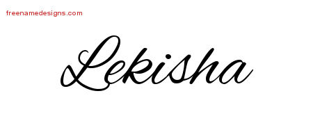 Cursive Name Tattoo Designs Lekisha Download Free