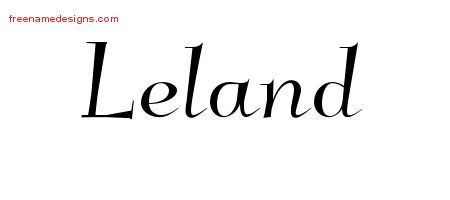 Elegant Name Tattoo Designs Leland Download Free