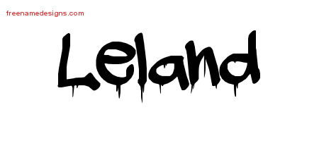 Graffiti Name Tattoo Designs Leland Free