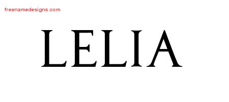Regal Victorian Name Tattoo Designs Lelia Graphic Download