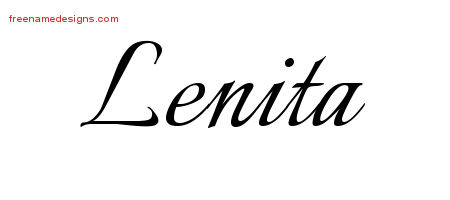 Calligraphic Name Tattoo Designs Lenita Download Free