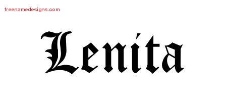 Blackletter Name Tattoo Designs Lenita Graphic Download