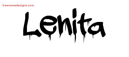 Graffiti Name Tattoo Designs Lenita Free Lettering