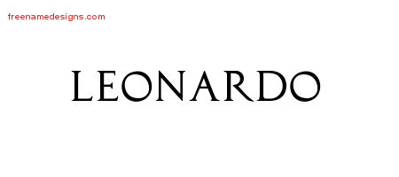 leonardo Archives - Free Name Designs