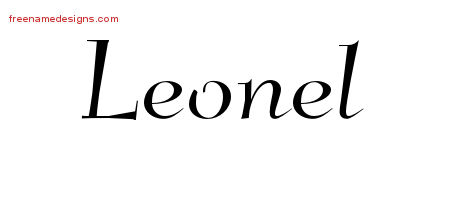 Elegant Name Tattoo Designs Leonel Download Free