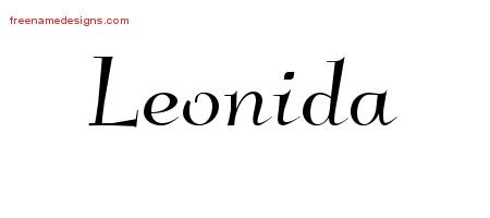 Elegant Name Tattoo Designs Leonida Free Graphic Elegant Name Tattoo Designs Leonida Free Graphic