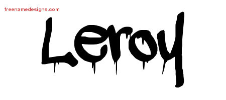 Graffiti Name Tattoo Designs Leroy Free